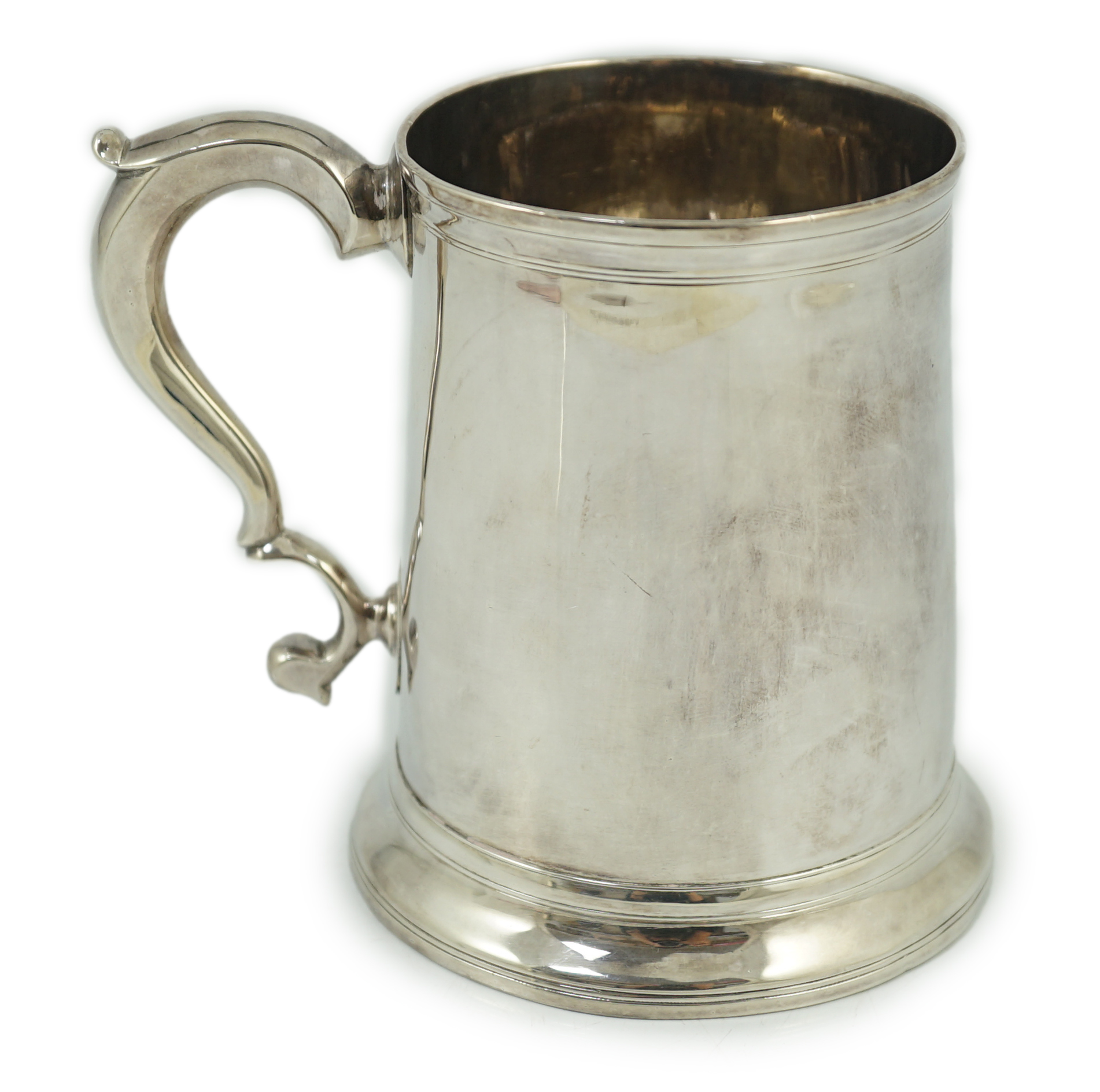 A George II provincial silver mug, by John Langlands